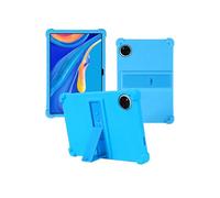 Case for DOOGEE U11 Pro Android 15 Tablet 11inch，WUNIAK Shock Proof Lightweight Stand Rubber Shell Protective Cover,Kids Friendly Soft Silicone Adjustable Stand Cover,LIGHTBLUE