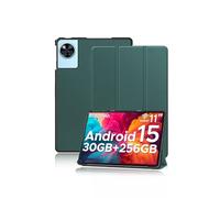 Case for DOOGEE U11 Pro/POPUX U11 Pro Tablet 11 Inch 2026, yystao Slim Stand Tri-Fold Hard Protective Case Cover, Shockproof & Dustproof, Dark Green