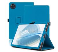 Case for DOOGEE U11 Pro/U11 2025 11 inch, DOOGEE U11 Pro/U11 2025 Tablet Case, Folding Stand Protective Cover with Pencil Holder and Wrist Strap, Full Protection. (Light Blue)