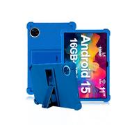 Case for DOOGEE U11 / U11Pro 2025 11 Inch Tablet,Soft Silicone Cover,with Folding Stand,Lightweight Shockproof,Anti-Scratch,All-Around Protection,Blue