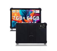 Case for DOOGEE U9 2025 Newest 10.1 Inch Tablet,Soft Silicone Cover,with Folding Stand,Lightweight Shockproof,Anti-Scratch,All-Around Protection,Black