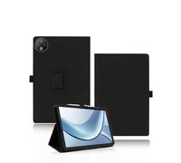 Case for DOOGEE V Pad Tablet 12 Inch 2025 Newest, yystao PU leather Protective Cover Compatible with DOOGEE V Pad 12 inch - Hand-strap design, Skin-textured full wrap design, Black