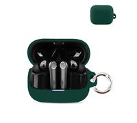 Case for EarFun Air Pro 4+ /Earfun Air Pro 4 Plus Wireless Earbuds,daunke Soft Silicone Protective Cover,Case with Round buckle,Full Protection,Green