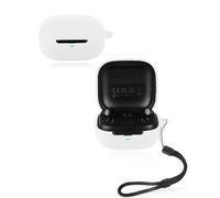 Case for EarFun Air Pro 4i Wireless Earbuds TW230, yystao Soft Silicone Protective Cover compatible with EarFun Air Pro 4i, With Lanyard, Dustproof, Shockproof & Durable, White