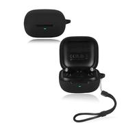 Case for EarFun Air Pro 4i Wireless Earbuds TW230, yystao Soft Silicone Protective Cover compatible with EarFun Air Pro 4i, With Lanyard, Dustproof, Shockproof & Durable, Black