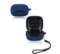 Case for EarFun Air Pro 4i Wireless Earbuds TW230, yystao Soft Silicone Protective Cover compatible with EarFun Air Pro 4i, With Lanyard, Dustproof, Shockproof & Durable, Blue