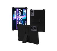Case for ECOPAD E20 Tablet 11 inch Android 14 Tablet，WUNIAK Shock Proof Lightweight Stand Rubber Shell Protective Cover,Kids Friendly Soft Silicone Adjustable Stand Cover,Black