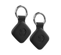 Case for eufy Security by Anker SmartTrack - Superior Silicone Build, Shockproof & Anti - Slip. Fits Widely, Protects Against Scratches. Precise Cutouts Ensure Full Functionality.Black(2 Pack).