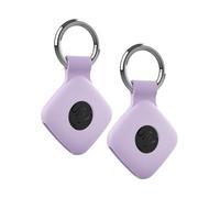 Case for eufy Security by Anker SmartTrack - Superior Silicone Build, Shockproof & Anti - Slip. Fits Widely, Protects Against Scratches. Precise Cutouts Ensure Full Functionality.Purple(2 Pack).