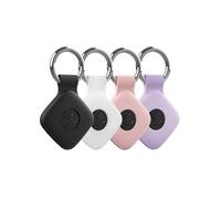 Case for eufy Security by Anker SmartTrack - Superior Silicone Build, Shockproof & Anti - Slip. Protects Against Scratches. Precise Cutouts Ensure Full Functionality.Black+White+Pink+Purple.
