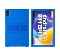 Case for FEARWIKY FKYC12 10.36 Inch Tablet with PC Kickstand, Soft Silicone, Washable, Thickened Corner Shockproof Case, Blue