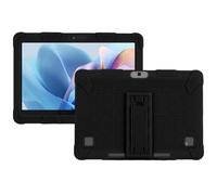 Case for Fusion5 FWIN232 Plus / 232 Pro N5 Tablet 10.1 inch,Soft Silicone Protector Cover,Kids Friendly,Adjustable Stand Tablet Cover,4 Corners Thicken Shockproof,Black