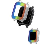 Case for Gabb Watch 3e, NOUKAJU Smartwatch Cover TPU Material,Easy to Install,Drop-Proof,Soft,Protective Cover for Gabb Watch 3e Smart Watch(Clear-Rainbow)