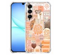 Case for Galaxy A17 with Christian Design,Jesus Bible Verse Christian Quotes Collage Pattern Case for Christians,Soft TPU Bumper Phone Shell for Galaxy A17,#8