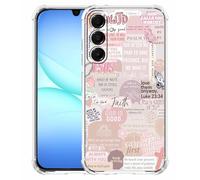 Case for Galaxy A17 with Christian Design,Jesus Bible Verse Christian Quotes Collage Pattern Case for Christians,Soft TPU Bumper Phone Shell for Galaxy A17,#7