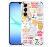 Case for Galaxy A17 with Christian Design,Jesus Bible Verse Christian Quotes Collage Pattern Case for Christians,Soft TPU Bumper Phone Shell for Galaxy A17,#2