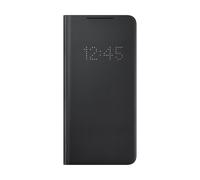 Case for samsung Galaxy S21 Plus 5G Folio LED View Cover model with card holder Black