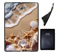 Case for Galaxy Tab A 10.1 2016 SM-T580 T585 T587,Slim Soft Shockproof TPU Silicone Protective Back Shell Case for Galaxy Tab A 10.1 Inch Tablet, Seashells Starfishes Beach