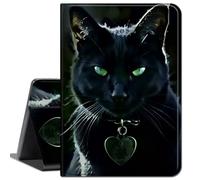 Case for Galaxy Tab A 10.1 2016 SM-T580 T585 T587,Slim Soft Shockproof TPU Silicone Protective Back Shell Case for Galaxy Tab A 10.1 Inch Tablet 2016,Cute Black Cat