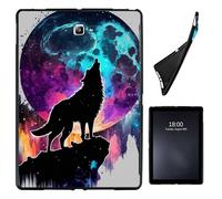 Case for Galaxy Tab A 10.1 2016 SM-T580 T585 T587,Slim Soft Shockproof TPU Silicone Protective Back Shell Case for Galaxy Tab A 10.1 Inch Tablet, Planet Wolf