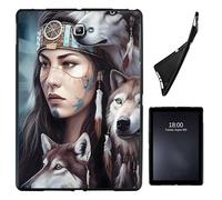 Case for Galaxy Tab A 10.1 2016 SM-T580 T585 T587,Slim Soft Shockproof TPU Silicone Protective Back Shell Case for Galaxy Tab A 10.1 Inch Tablet, Grey Three Wolves