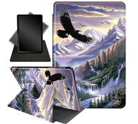 Case for Galaxy Tab A 8.0 2017 Model SM-T380,360 Degree Rotating Stand Smart Protective Case for Samsung Galaxy Tab A 8.0 Inch 2017 Release (SM-T380/SM-T385),Eagles in The Sky