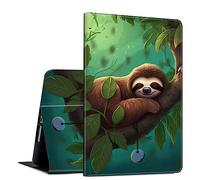 Case for Galaxy Tab A7 Lite 8.7 Inch 2021 (SM-T220 / T225 / T227) PU Leather Ultra Thin Slim Folio Lightweight Multi-Angle Viewing Stand Smart Cover Case for Samsung Galaxy Tab A7 Lite 2021,Cute Sloth