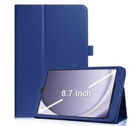 Case for Galaxy Tab A9 8.7" 2023 Released, PU Leather Cover Lightweight Folio Protective Stand Case for Samsung Galaxy Tab A9 8.7 Inch Tablet (Model SM-X110/X115/X117), Dark Blue