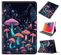 Case for Galaxy Tab A9 Plus 11 Inch 2023 (SM-X210/X215/X216), Slim Shockproof PU Leather Protective Cover with Auto Wake/Sleep, Multi-Angle Stand for Tab A9 11" Tablet, Night Mushroom