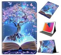 Case for Galaxy Tab A9 Plus 11 Inch 2023 (SM-X210/X215/X216), Slim Shockproof PU Leather Protective Cover with Auto Wake/Sleep, Multi-Angle Stand for Tab A9 11" Tablet, Book Tree of Life