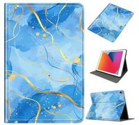 Case for Galaxy Tab A9 Plus 11 Inch 2023 (SM-X210/X215/X216), Slim Shockproof PU Leather Protective Cover with Auto Wake/Sleep, Multi-Angle Stand for Tab A9 11" Tablet, Blue Marble 1