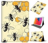 Case for Galaxy Tab A9 Plus 11 Inch 2023 (SM-X210/X215/X216), Slim Shockproof PU Leather Protective Cover with Auto Wake/Sleep, Multi-Angle Stand for Tab A9 11" Tablet, Bee