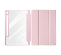 Case for Galaxy Tab S9 FE, Keyboard Stand Video Toby Dux Ducis, Rose
