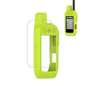 Case for Garmin Alpha 200/200i/300/300i Handheld, FJIASTB Soft Silicone Shockproof Cover with Screen Protector (Light Green)