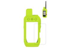 Case for Garmin Alpha 200/Alpha 300 Dog Tracking, WUNIAK Soft Silicone Protective Portable Scratch Shock Resistant Shell Case with Screen Protector for Garmin Alpha 200/Alpha 300，Fluorescent Green
