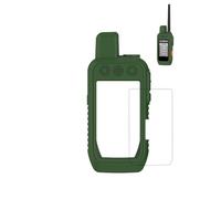 Case for Garmin Alpha 200i/Alpha 300i Dog Tracking, WUNIAK Soft Silicone Protective Portable Scratch Shock Resistant Shell Case with Screen Protector for Garmin Alpha 200i/Alpha 300i，Army Green