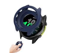 Case for Garmin Forerunner 970 Smartwatch, FJIASTB Soft Silicone Shockproof Cover Lightweight Easy to Install 2-Pack (Blue)