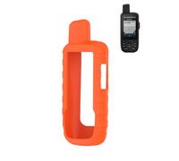 Case for Garmin GPSMAP 66i/67i GPS Handheld and Satellite Communicator, WUNIAK Soft Silicone Protective Portable Scratch Shock Resistant Shell Case for Garmin GPSMAP 66i/67i,Orange