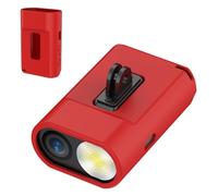 Case for Garmin Varia Vue Front Light & Bike Dash Cam, Silicone Protective Cover, Shockproof Dustproof Anti-Scratch（Red）