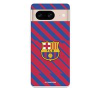 Case for Google Pixel 8 FC Barcelona BarÇa Transparent Shield to Protect Your Mobile Phone Flexible Silicone Case with Official FC Barcelona License