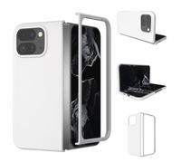 Case for Google Pixel 9 Pro Fold Basic Case Shockproof Protective Cover with Non-Slip Grip Bumper Official Slim Fit Phone Case Cover for Google Pixel 9 Pro Fold 5G 2024 White