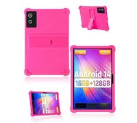 Case for Hcjip Tablet, Android 14 Tablet 11 Inch 2025 Latest, yystao Kids Soft Silicone Tablet Case Compatible with Hcjip Tablet 11 Inch, Adjustable Stand (Pink)