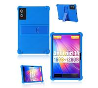 Case for Hcjip Tablet, Android 14 Tablet 11 Inch 2025 Latest, yystao Kids Soft Silicone Tablet Case Compatible with Hcjip Tablet 11 Inch, Adjustable Stand (Blue)