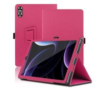 Case for Headwolf FPad6 SE 8.7 inch, Headwolf FPad6 SE Tablet Case, Folding Stand Protective Cover with Pencil Holder and Wrist Strap, Full Protection. (Red)