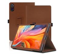 Case for HiGrace A7BK 11 inch, HiGrace A7BK Tablet Case, Folding Stand Protective Cover with Pencil Holder and Wrist Strap, Full Protection. (Brown)