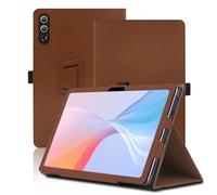 Case for Higrace G9/MUISOO G 9/Ainmel Tablet G9 Tablet Case 11.5 inch, Folding Stand Protective Cover with Pencil Holder and Wrist Strap, Full Protection. (Brown)