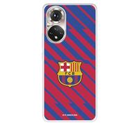 Case for Honor 50 5G FC Barcelona BarÇa Transparent Shield to Protect Your Mobile Phone, Flexible Silicone Layer with Official FC Barcelona License