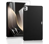 Case for HONOR MagicPad 3/MagicPad3 with 2 PET Screen Protector,Ultra Slim Shockproof Anti Scratch Soft TPU Silicone Protective Flexible Bumper Cover,Black