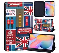 Case for Honor Pad 8 12 Inch PU Leather Tablet Protective Case, Slim Stand Hard Back Shell Protective Smart Ultra Thin Cover Case (British icon)