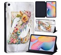 Case for Honor Pad 8 12 Inch PU Leather Tablet Protective Case, Slim Stand Hard Back Shell Protective Smart Ultra Thin Cover Case (floral letter Z)